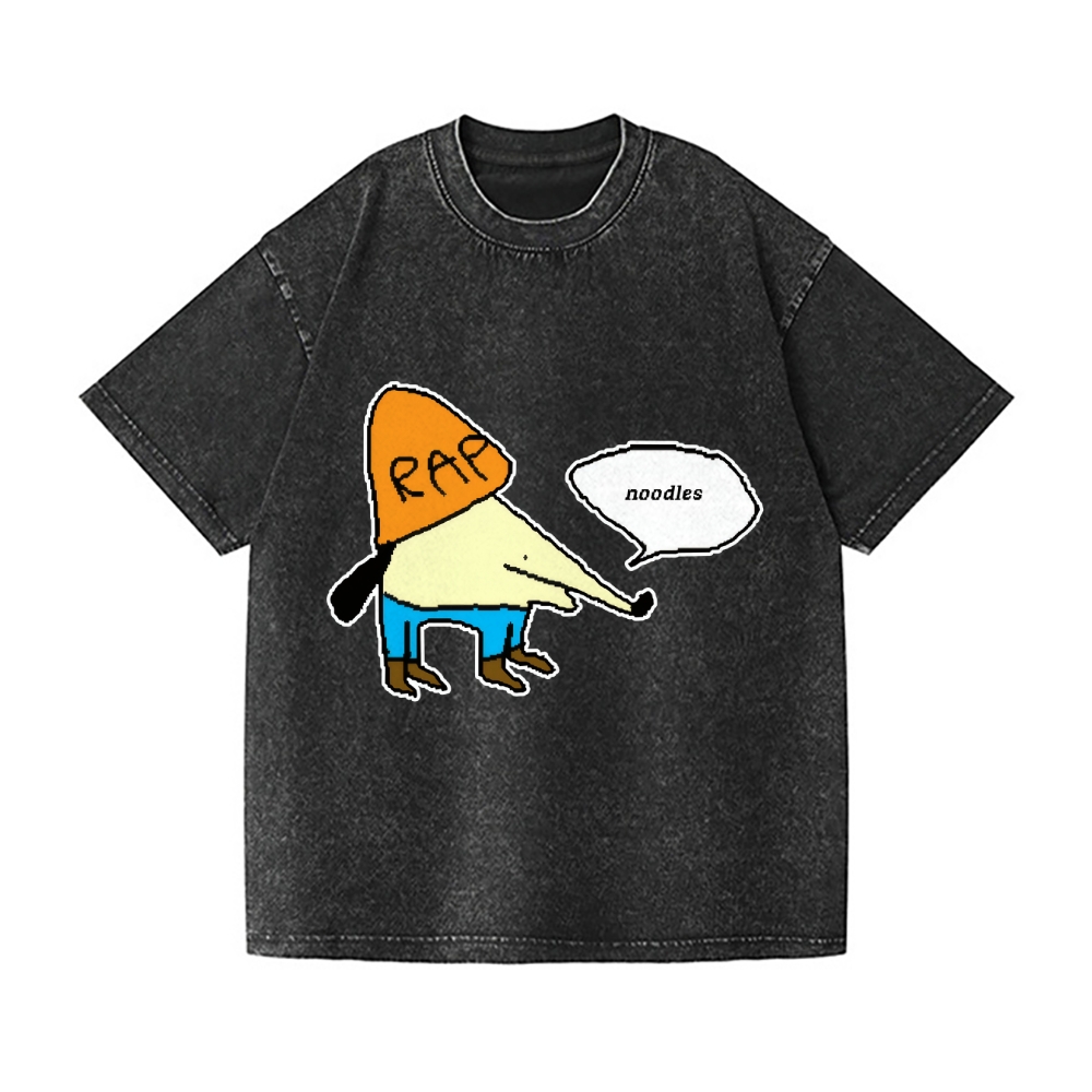 Parappa the Rapper Vintage Wash Japanese Design T-Shirt