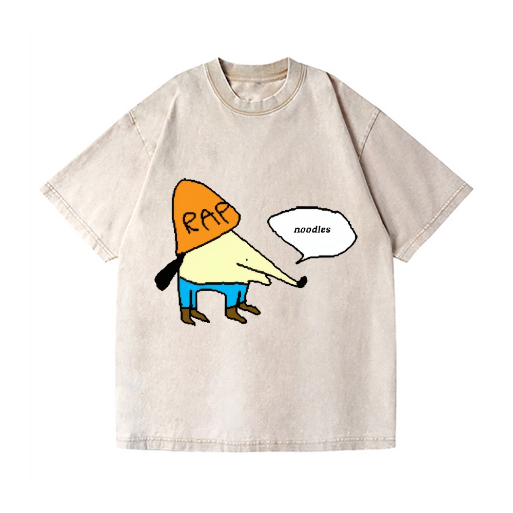 Parappa the Rapper Vintage Wash Japanese Design T-Shirt