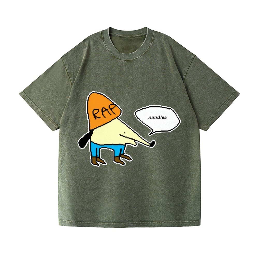 Parappa the Rapper Vintage Wash Japanese Design T-Shirt