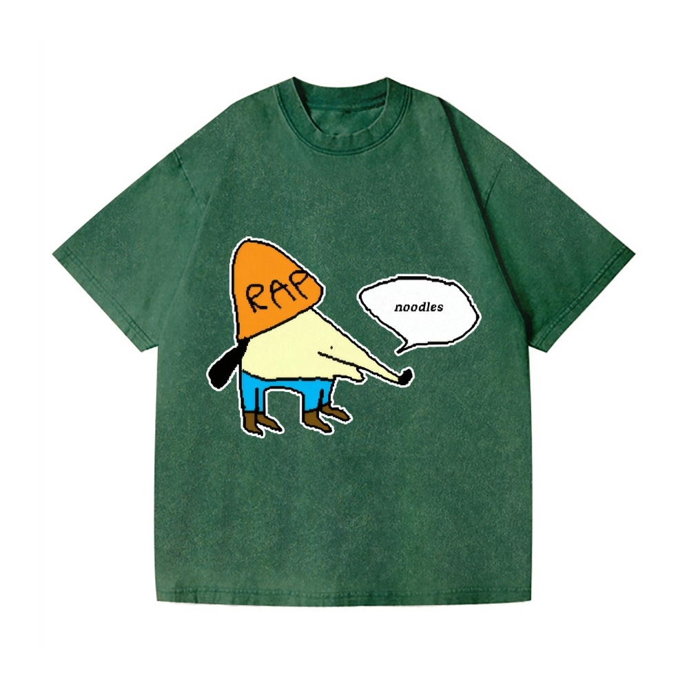 Parappa the Rapper Vintage Wash Japanese Design T-Shirt