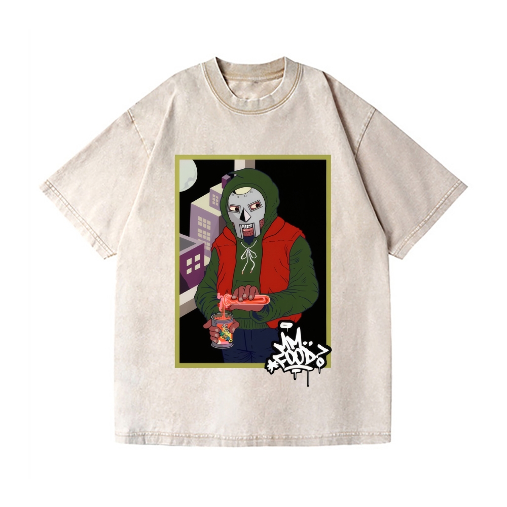 MF Doom Vintage Wash Japanese Design T-Shirt
