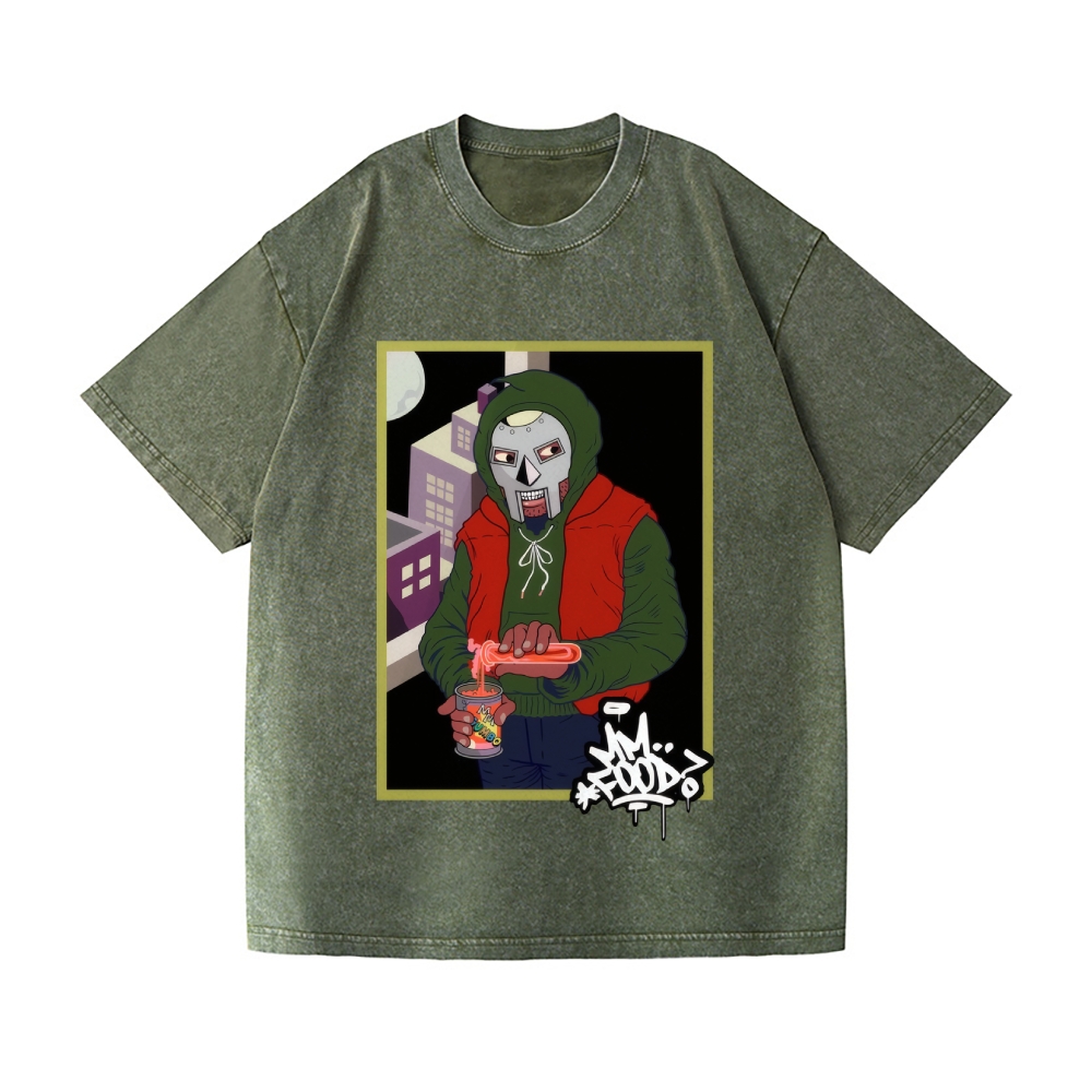 MF Doom Vintage Wash Japanese Design T-Shirt