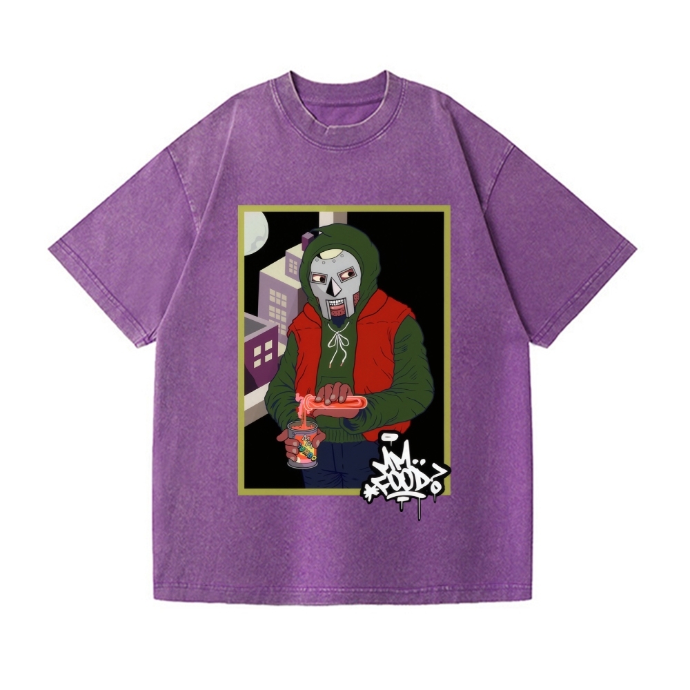 MF Doom Vintage Wash Japanese Design T-Shirt