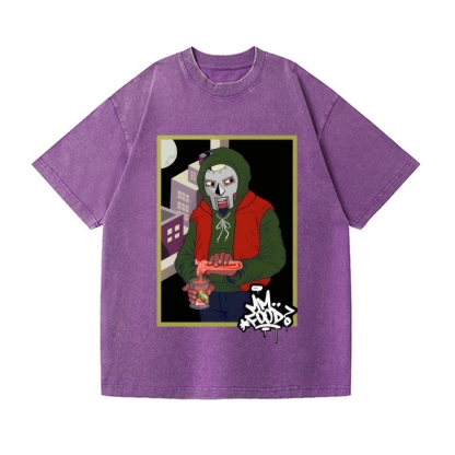 MF Doom Vintage Wash Japanese Design T-Shirt