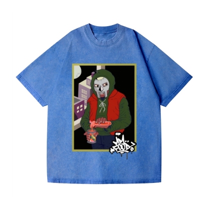 MF Doom Vintage Wash Japanese Design T-Shirt