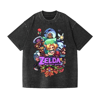 TLOZ Vintage Wash Japanese Design T-Shirt