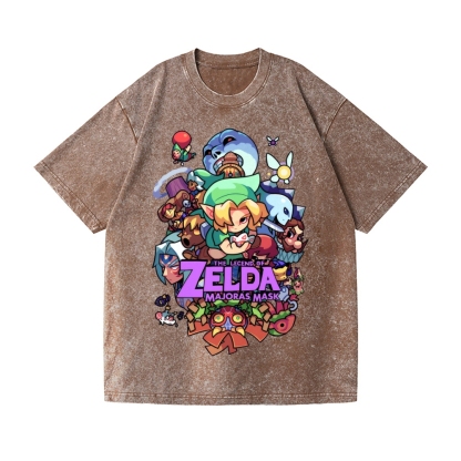 TLOZ Vintage Wash Japanese Design T-Shirt