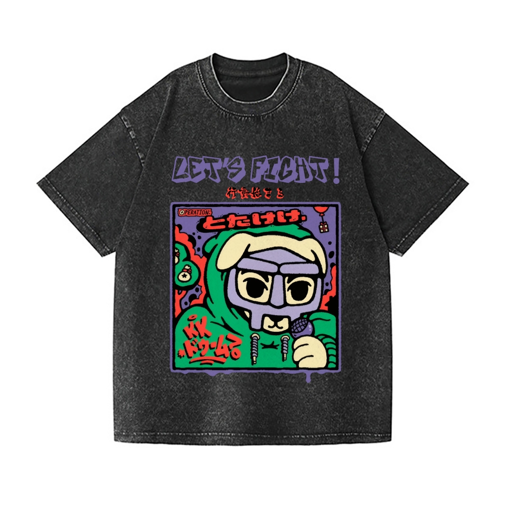 KK Supervillain MF Doom Vintage Wash Japanese Design T-Shirt