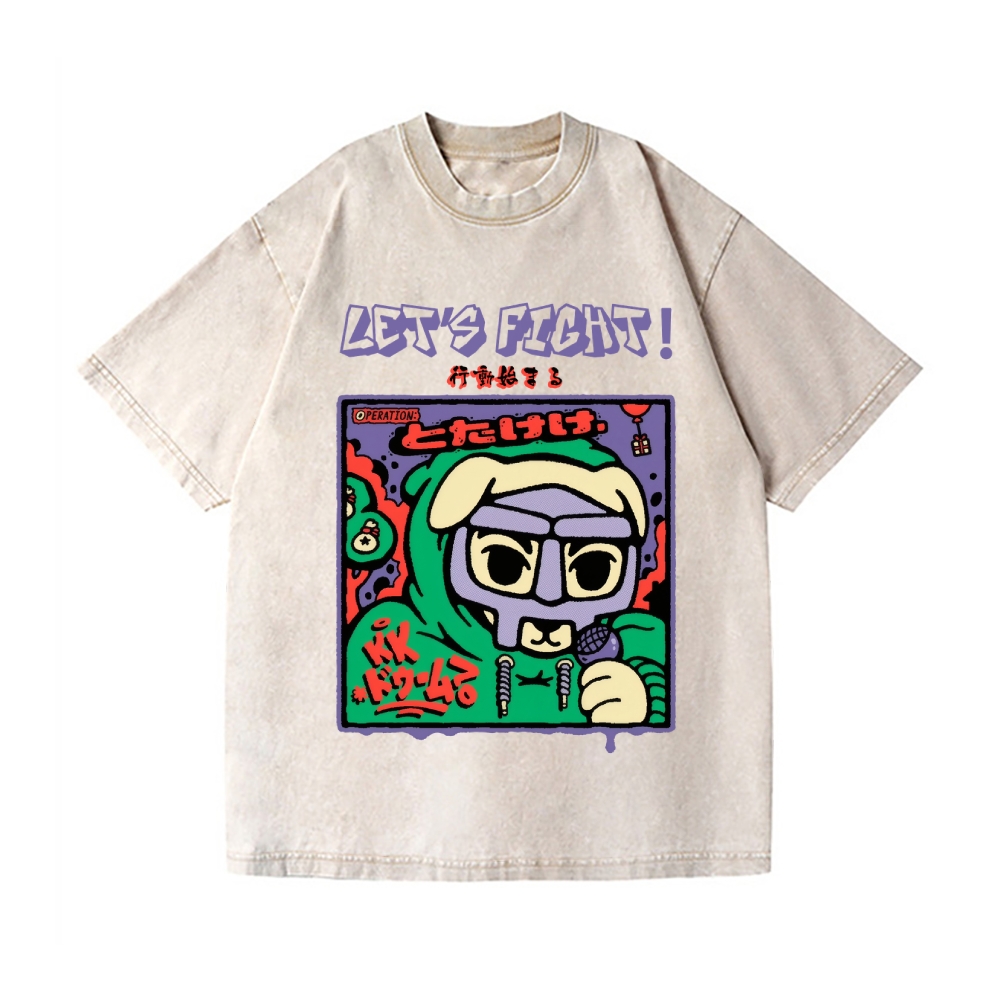 KK Supervillain MF Doom Vintage Wash Japanese Design T-Shirt