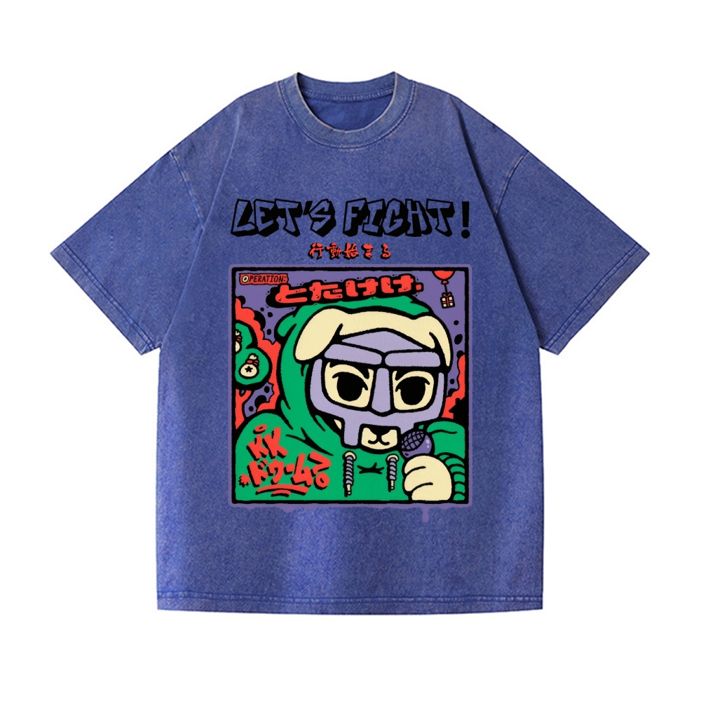 KK Supervillain MF Doom Vintage Wash Japanese Design T-Shirt