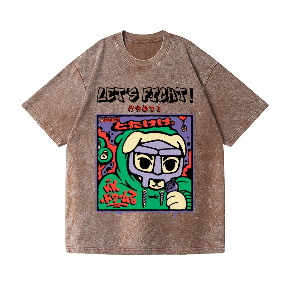 KK Supervillain MF Doom Vintage Wash Japanese Design T-Shirt