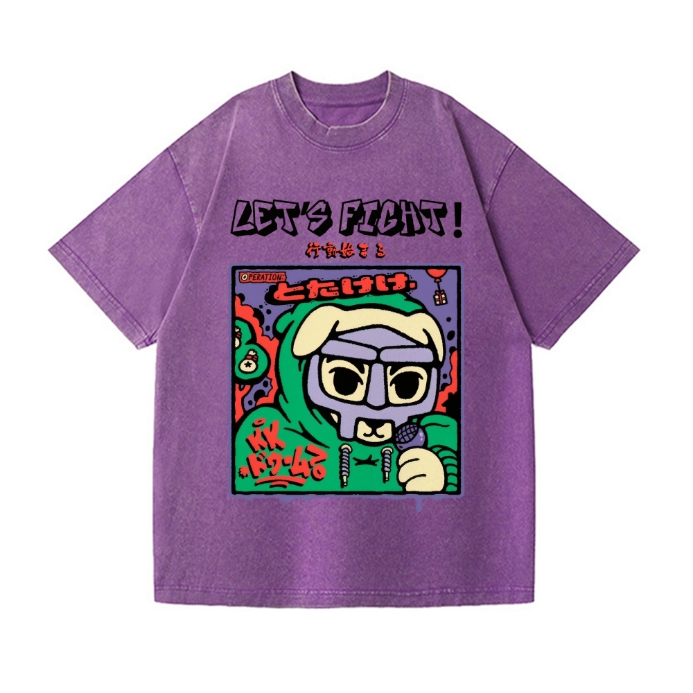 KK Supervillain MF Doom Vintage Wash Japanese Design T-Shirt