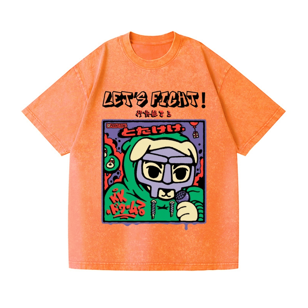 KK Supervillain MF Doom Vintage Wash Japanese Design T-Shirt
