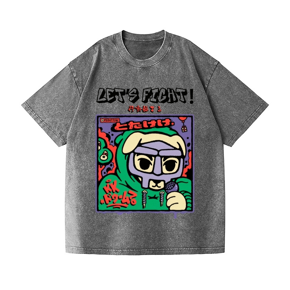 KK Supervillain MF Doom Vintage Wash Japanese Design T-Shirt