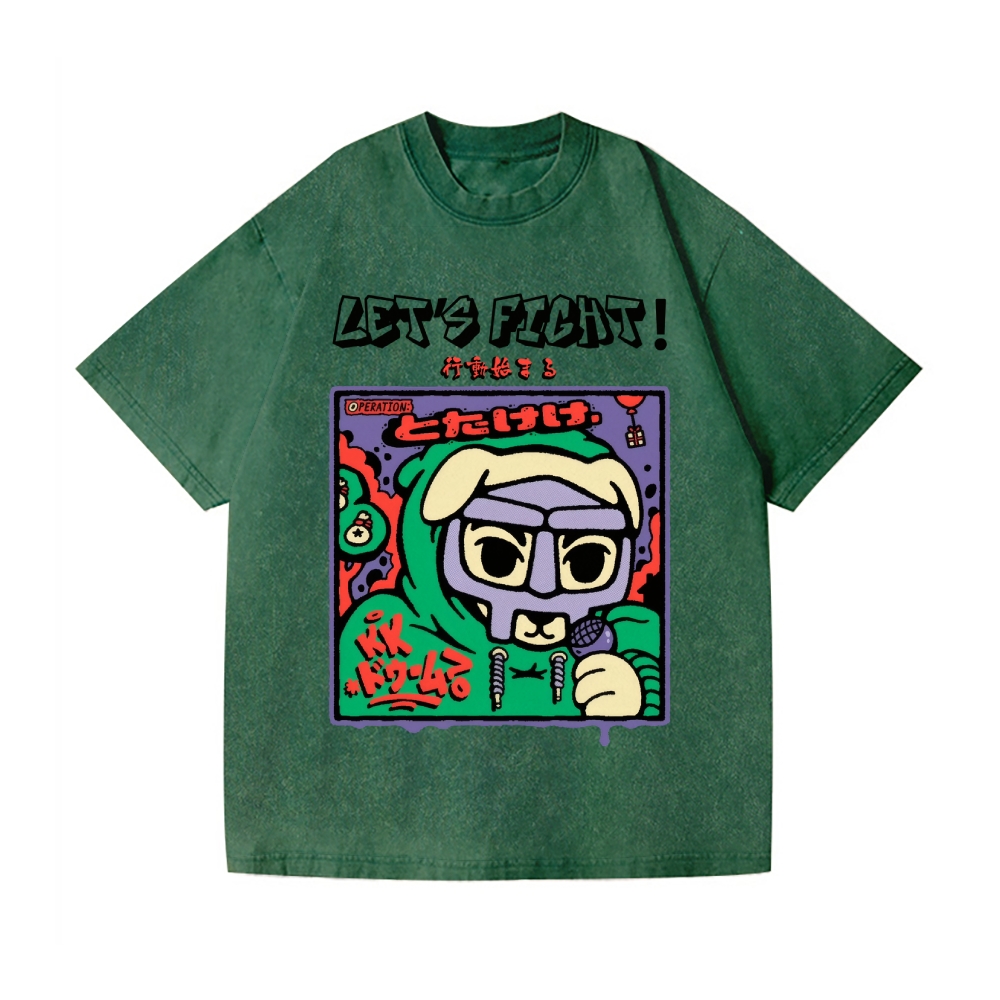 KK Supervillain MF Doom Vintage Wash Japanese Design T-Shirt