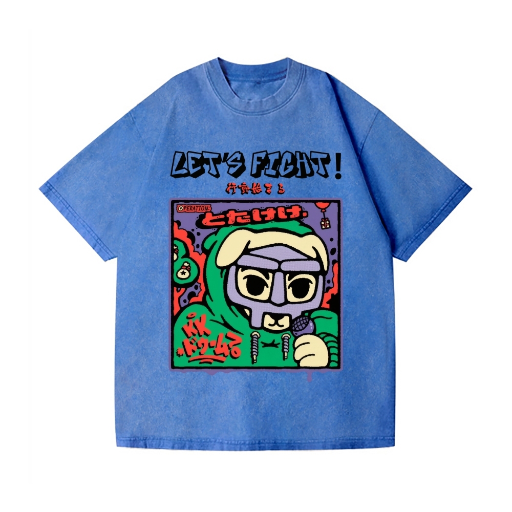 KK Supervillain MF Doom Vintage Wash Japanese Design T-Shirt
