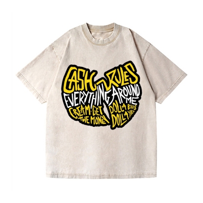 Wu Tang Clan Vintage Wash Japanese Design T-Shirt