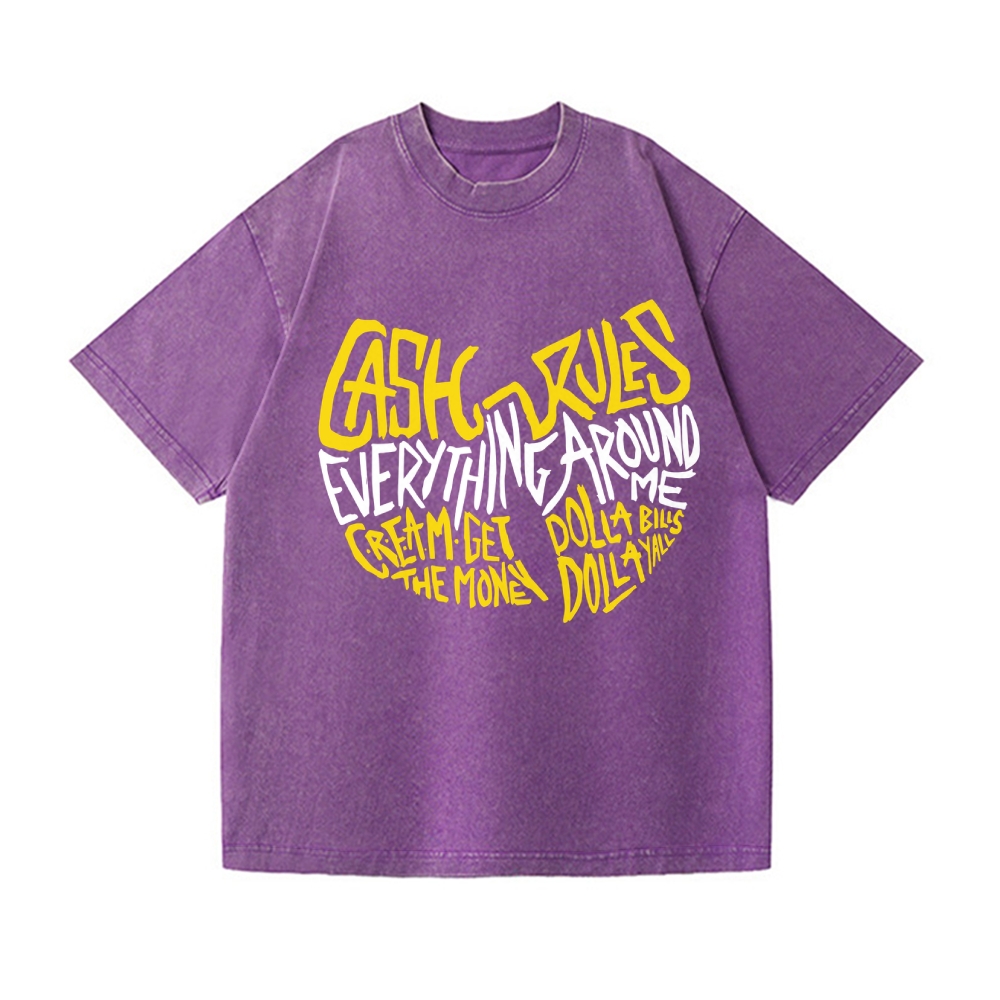 Wu Tang Clan Vintage Wash Japanese Design T-Shirt