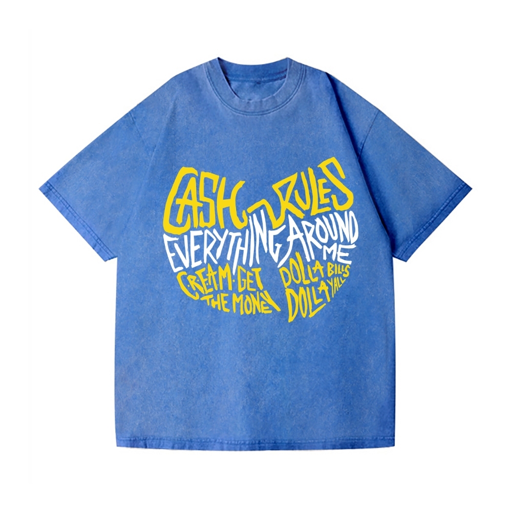 Wu Tang Clan Vintage Wash Japanese Design T-Shirt