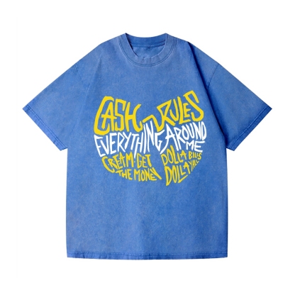 Wu Tang Clan Vintage Wash Japanese Design T-Shirt