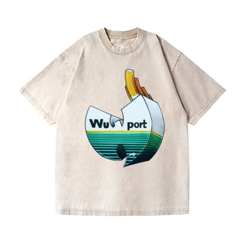 Wu Tang Clan Vintage Wash Japanese Design T-Shirt