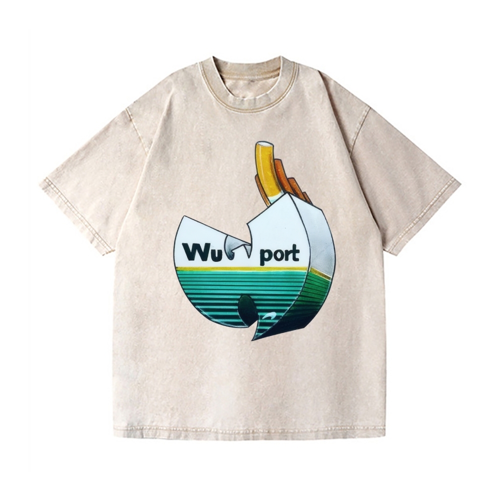 Wu Tang Clan Vintage Wash Japanese Design T-Shirt