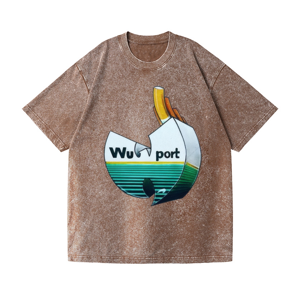 Wu Tang Clan Vintage Wash Japanese Design T-Shirt