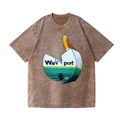 Wu Tang Clan Vintage Wash Japanese Design T-Shirt