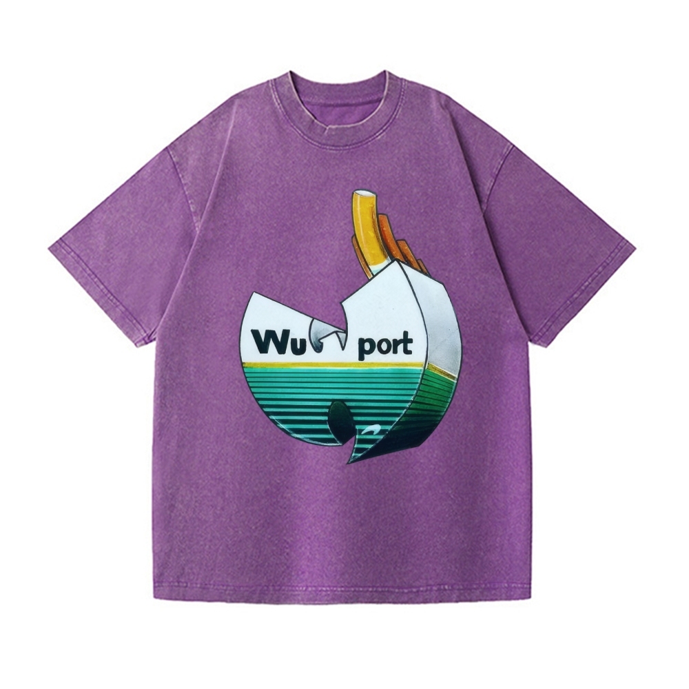 Wu Tang Clan Vintage Wash Japanese Design T-Shirt