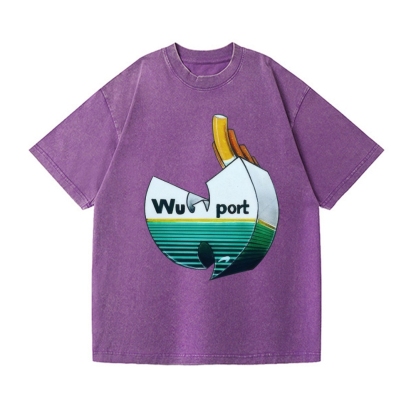 Wu Tang Clan Vintage Wash Japanese Design T-Shirt