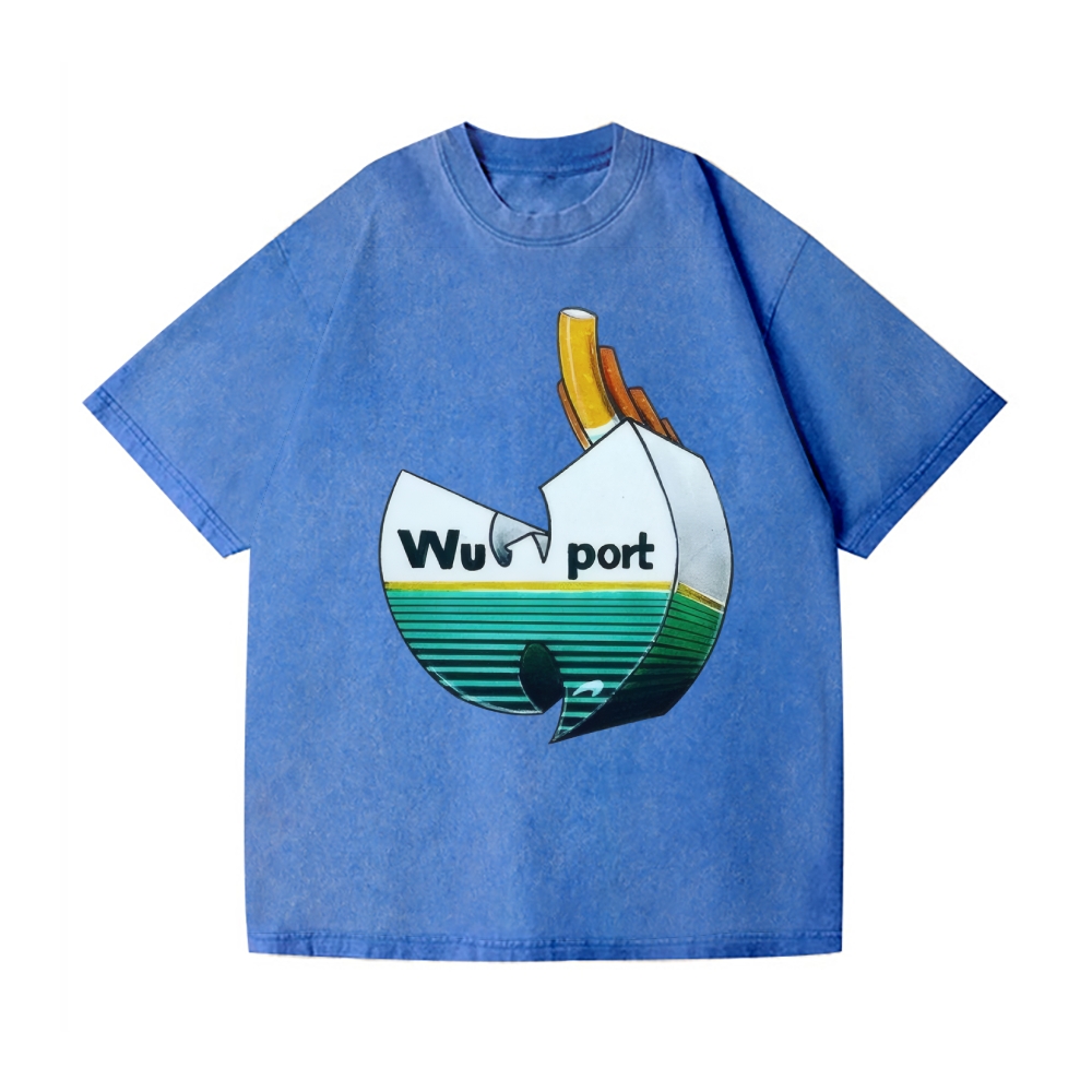 Wu Tang Clan Vintage Wash Japanese Design T-Shirt