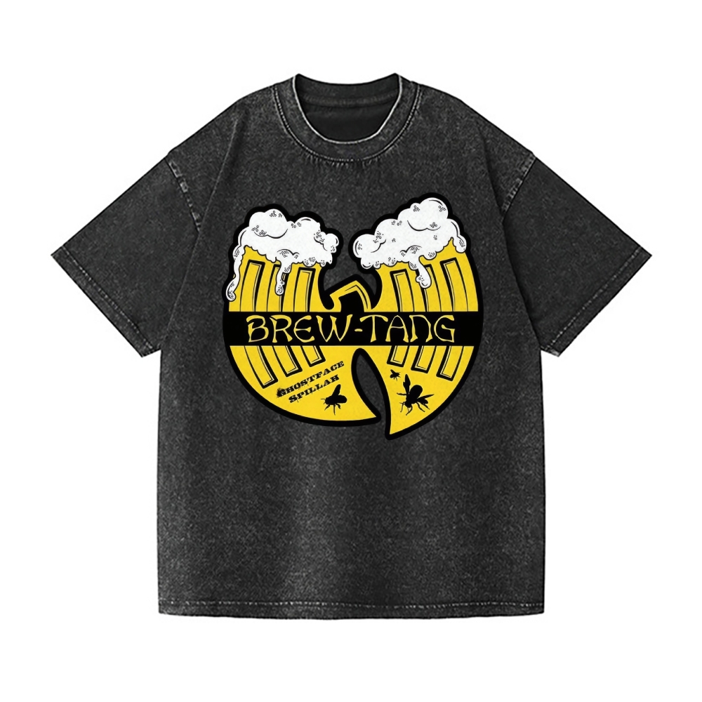 Wu Tang Clan Vintage Wash Japanese Design T-Shirt
