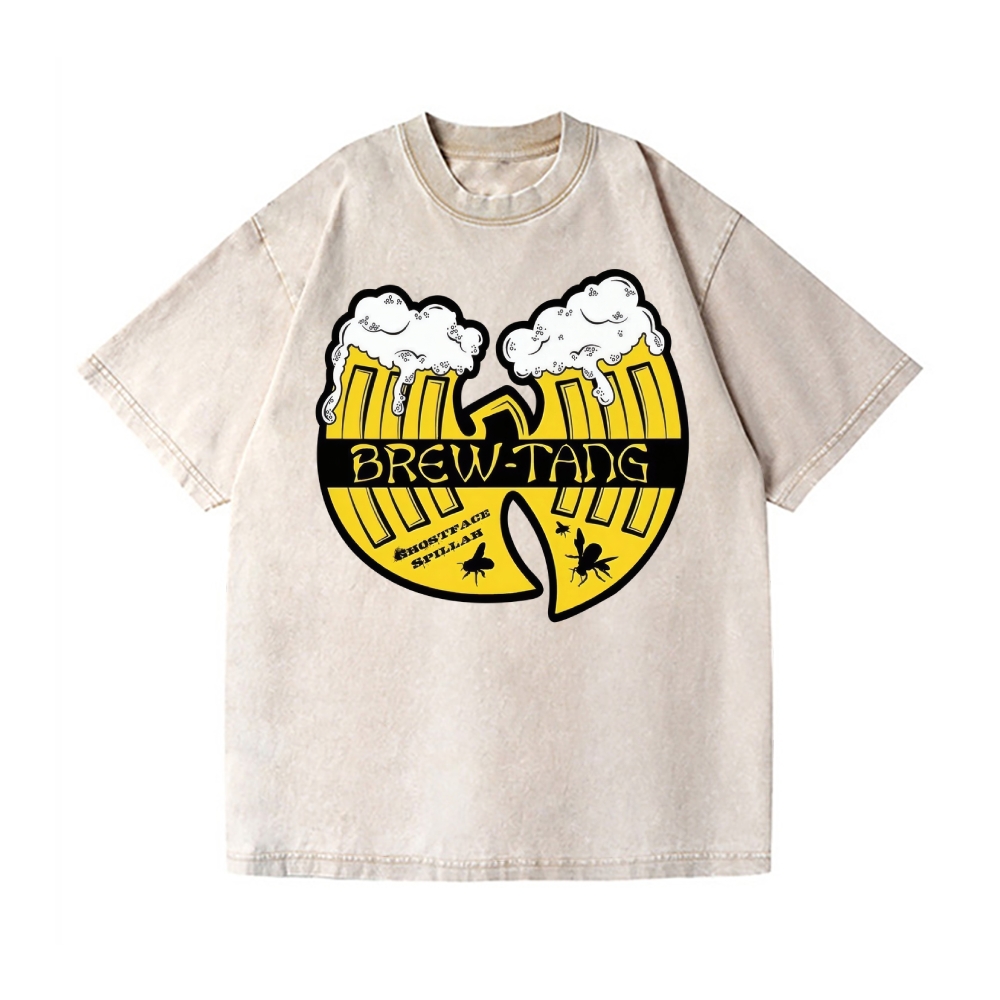 Wu Tang Clan Vintage Wash Japanese Design T-Shirt