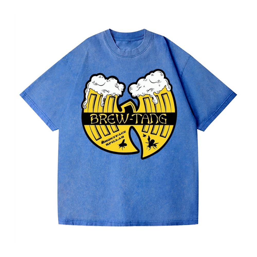 Wu Tang Clan Vintage Wash Japanese Design T-Shirt