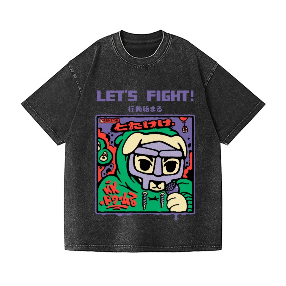 KK Supervillain MF Doom Vintage Wash Japanese Design T-Shirt