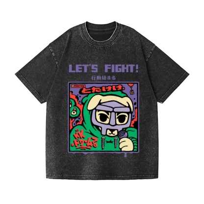 KK Supervillain MF Doom Vintage Wash Japanese Design T-Shirt