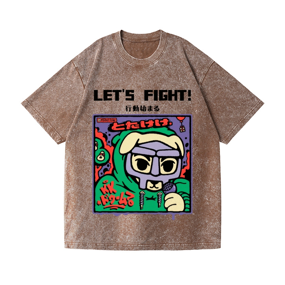 KK Supervillain MF Doom Vintage Wash Japanese Design T-Shirt