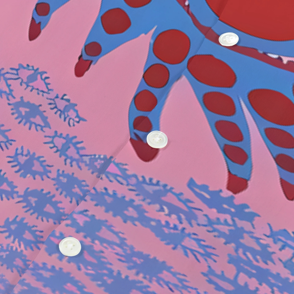 Yayoi Kusama Eyes Japanese Style Camp Shirt