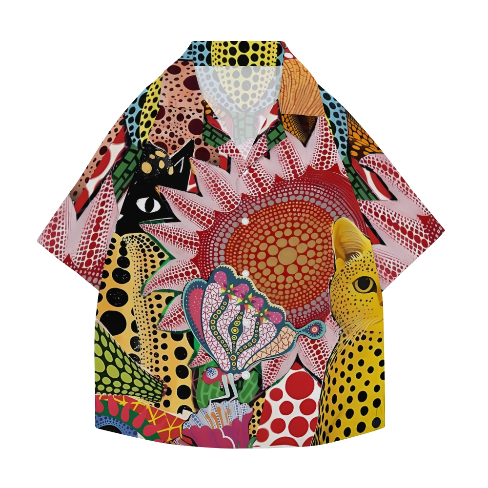 Yayoi Kusama Japanese Style Camp Shirt