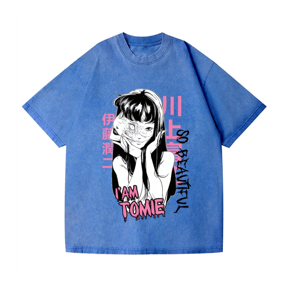 Tomie Vintage Wash Japanese Design T-Shirt