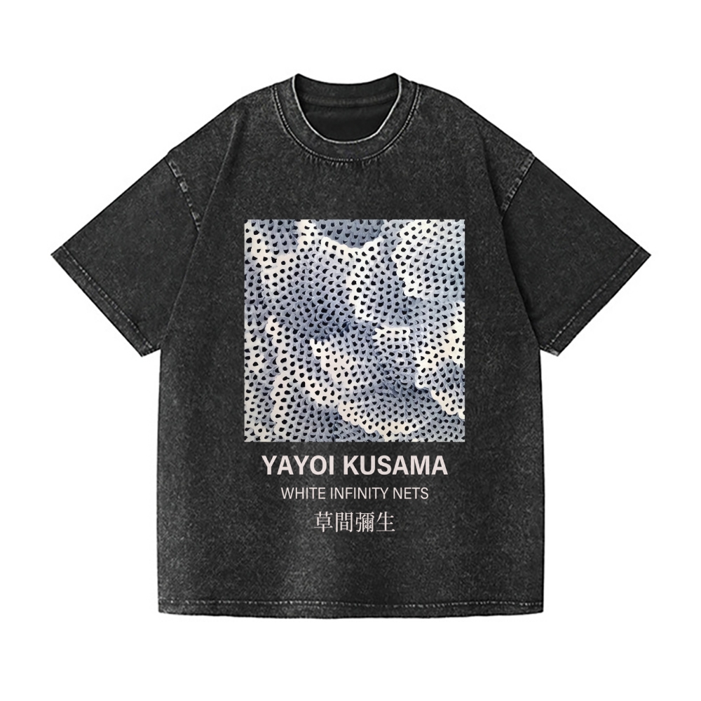 Yayoi Kusama Dots Vintage Wash Japanese Design T-Shirt