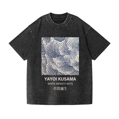 Yayoi Kusama Dots Vintage Wash Japanese Design T-Shirt