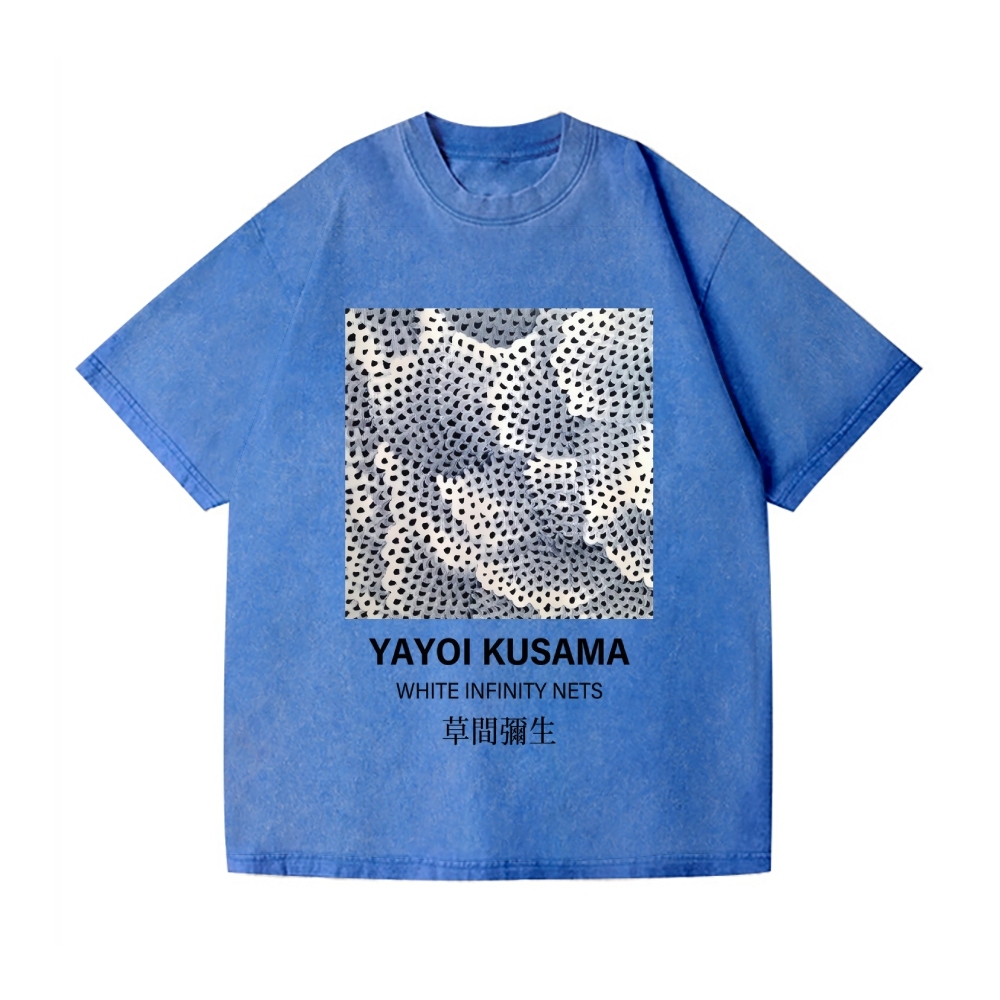 Yayoi Kusama Dots Vintage Wash Japanese Design T-Shirt