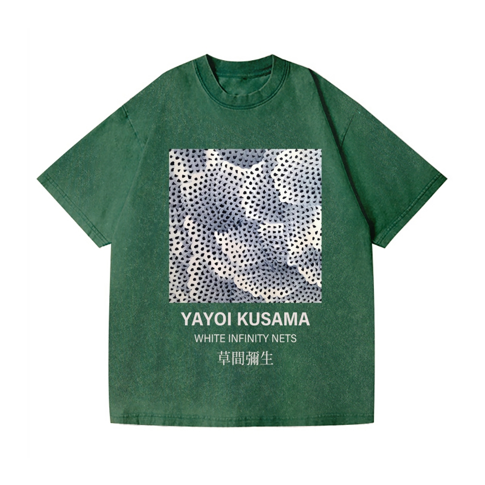 Yayoi Kusama Dots Vintage Wash Japanese Design T-Shirt