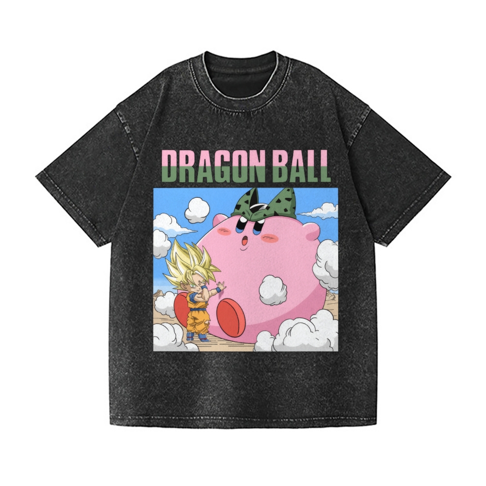 DB Kirby Vintage Wash Japanese Design T-Shirt