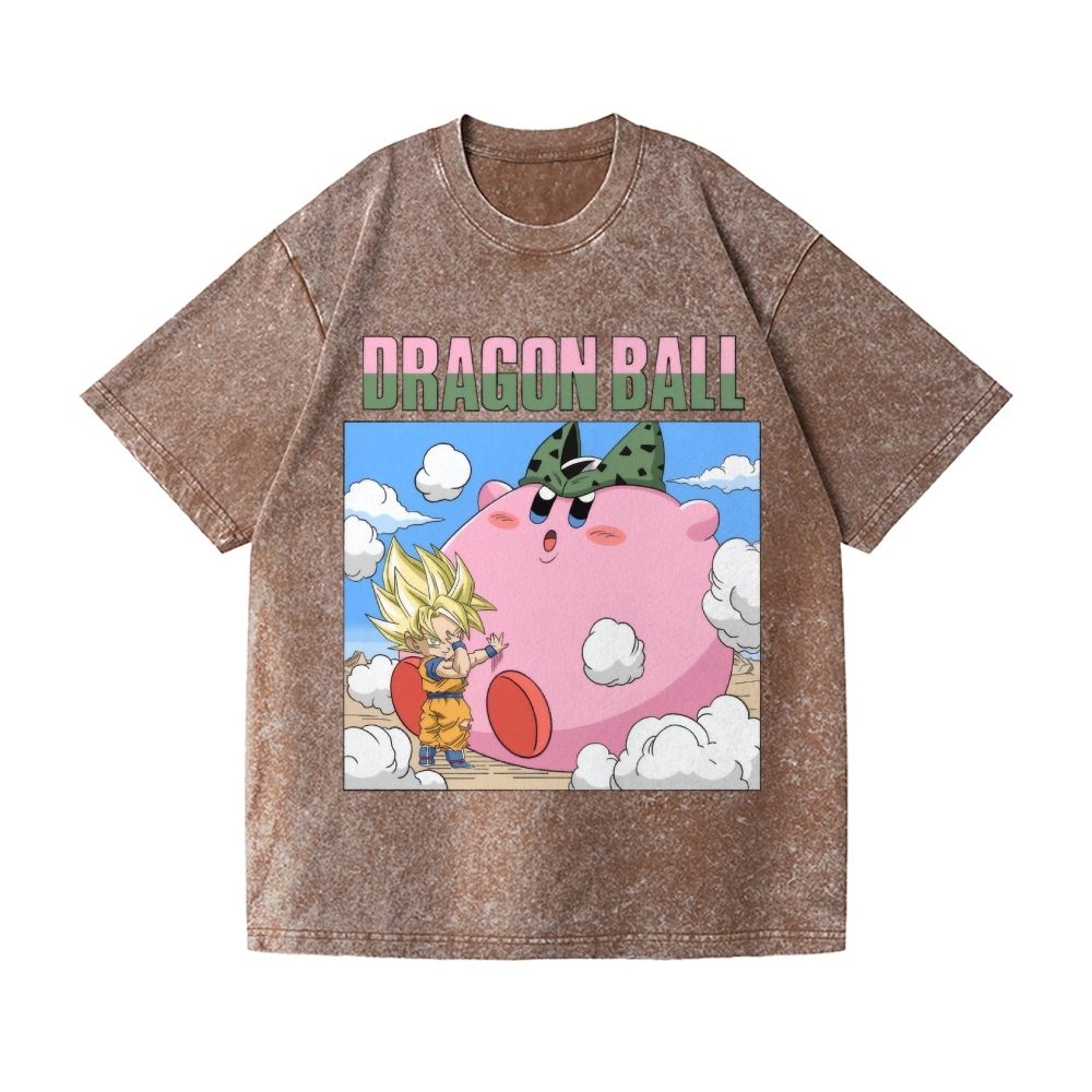 DB Kirby Vintage Wash Japanese Design T-Shirt