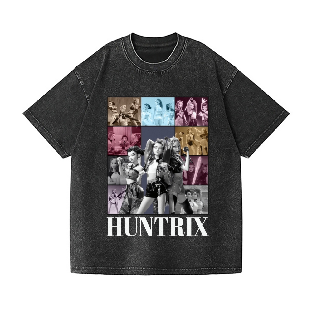 KPop Demon Hunters Vintage Wash Japanese Design T-Shirt