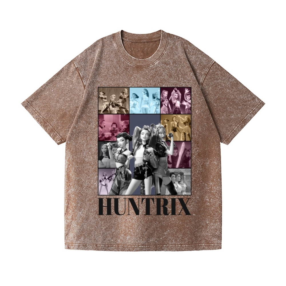 KPop Demon Hunters Vintage Wash Japanese Design T-Shirt