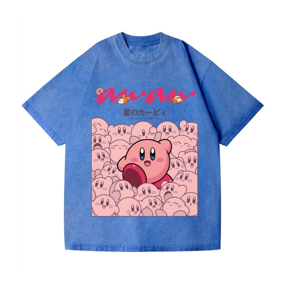 Kirby Vintage Wash Japanese Design T-Shirt