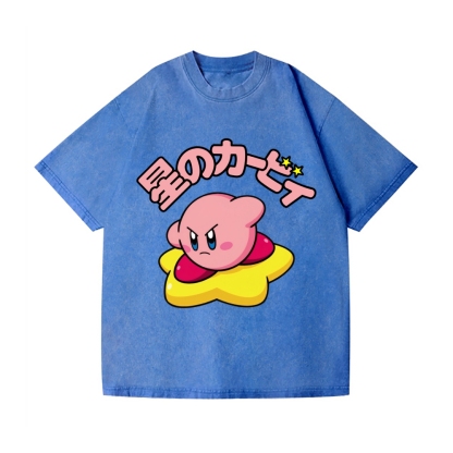 Kirby Vintage Wash Japanese Design T-Shirt